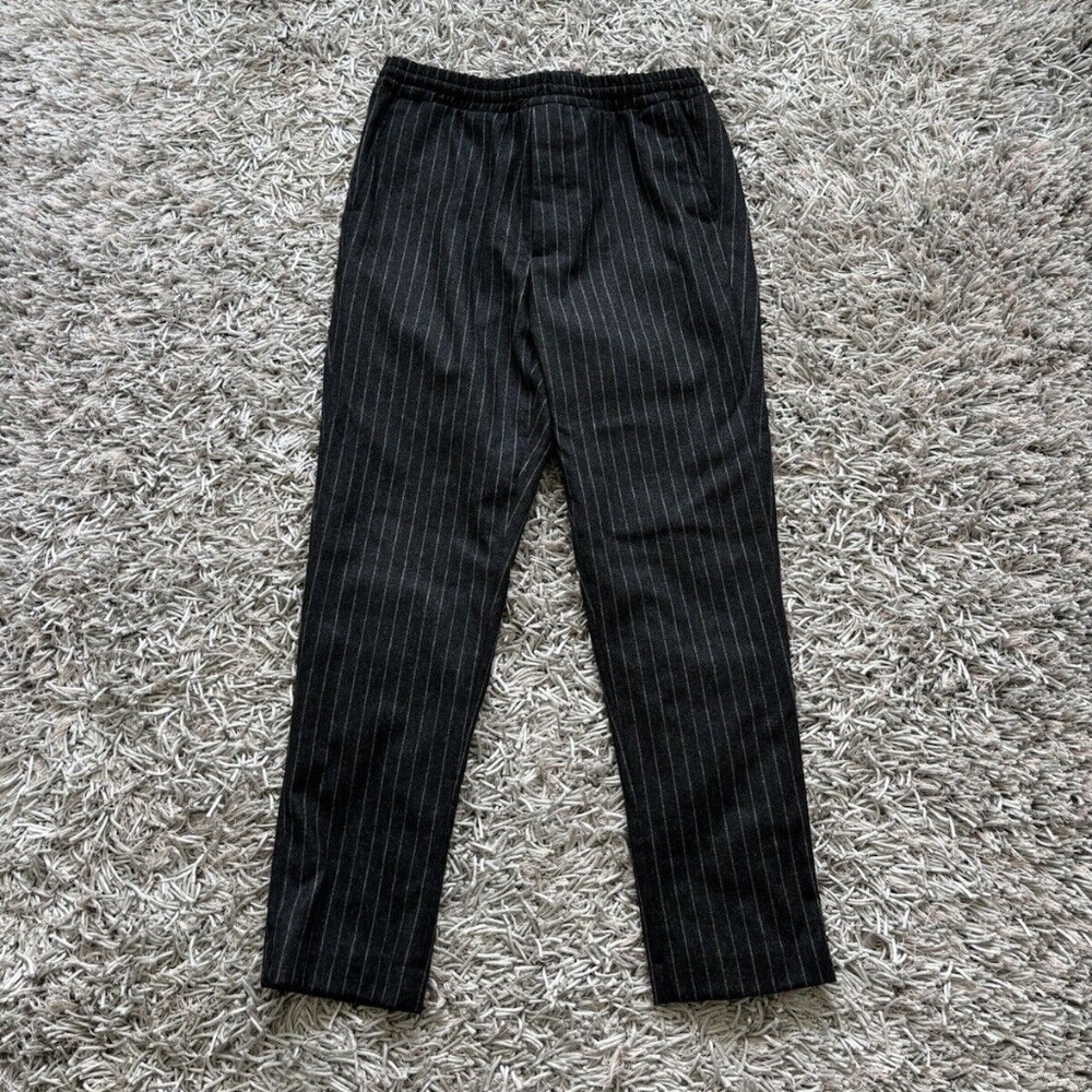 Ami Alexandre Mattiussi Pants Trousers Wool - Polyamide Striped